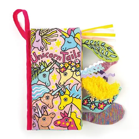 Jellycat książeczka sensoryczna Jednorożce