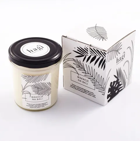 Świeca sojowa - Wakacje na Bali, 230 g / Hagi Cosmetics