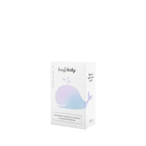 Naturalne mydło dla dzieci z olejem ryżowym, 100 g / Hagi Cosmetics