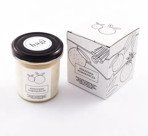 Świeca sojowa - Korzenna Pomarańcza, 230 g / Hagi Cosmetics
