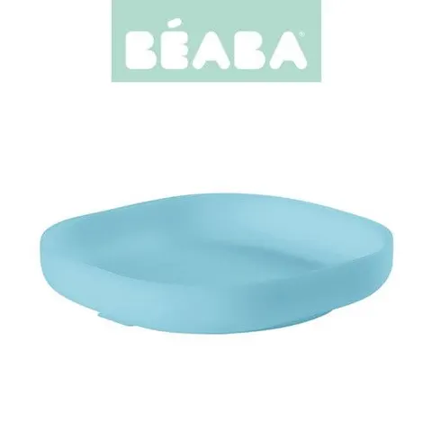 Silikonowy talerzyk z przyssawką blue / Beaba