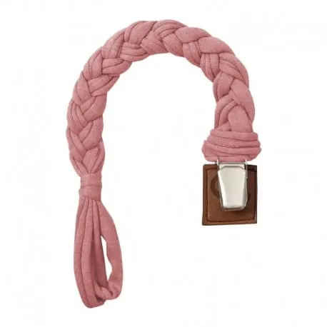Warkoczykowa zawieszka do smoczka Pacifer holder Blush / Hi Little One