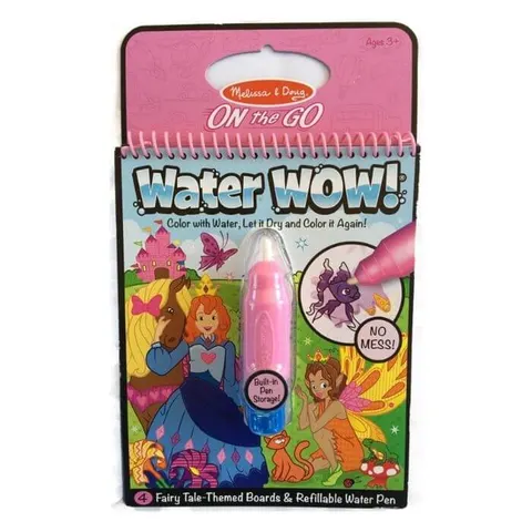 Melissa and Doug, Wielorazowa Wodna Kolorowanka WATER WOW Bajka