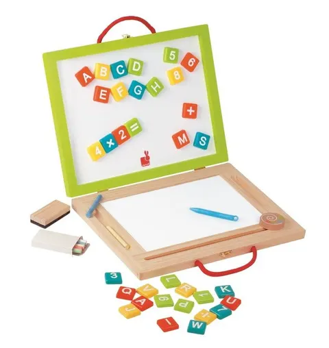 Magnetyczna walizeczka tablica 4w1 / Janod J05014