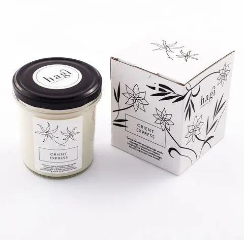 Świeca sojowa - Orient Express, 230 g / Hagi Cosmetics