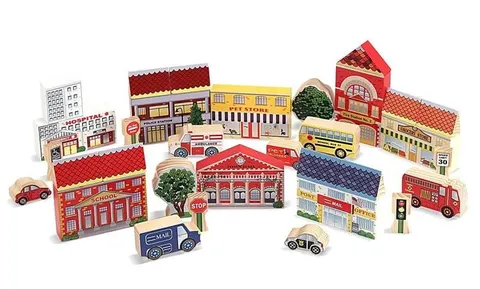 Melissa and Doug, Drewnianiane Miasteczko