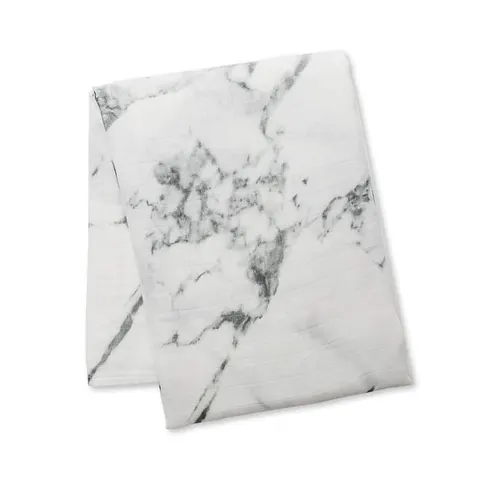 Modern Kocyk Bambusowy Marble / Lulujo