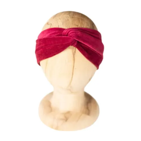Turband Velvet Crimson Red / Looks by Luks