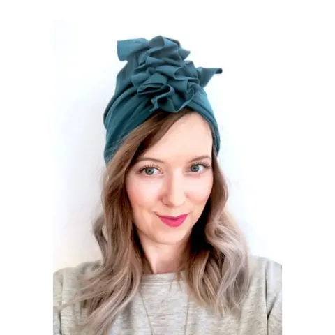 Turban Organic Emerald, rozmiary dziecięce / Looks by Luks