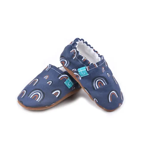 Kapcie do domu, żłobka, przedszkola - Navy Rainbow / TITOT