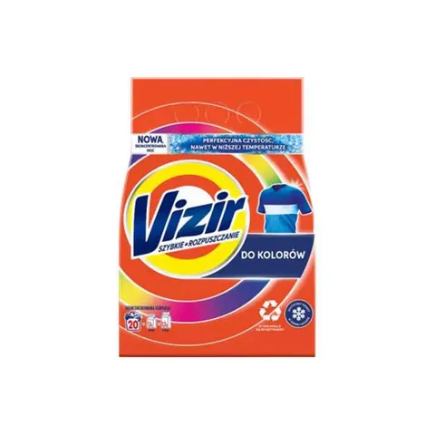 VIZIR Proszek do prania KOLOR 20 prań, 1,10 kg