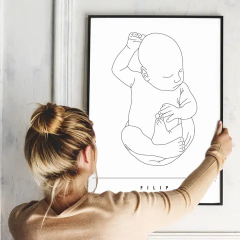 Metryczka #2 / Minimal Line - Klaudia Mączka-Rzewuska