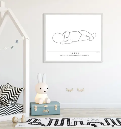Metryczka #3 / Minimal Line - Klaudia Mączka-Rzewuska