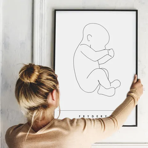 Metryczka #7 / Minimal Line - Klaudia Mączka-Rzewuska