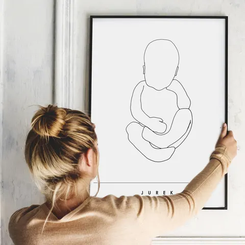 Metryczka #8 / Minimal Line - Klaudia Mączka-Rzewuska