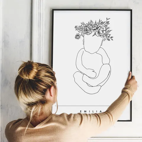 Metryczka #14 / Minimal Line - Klaudia Mączka-Rzewuska