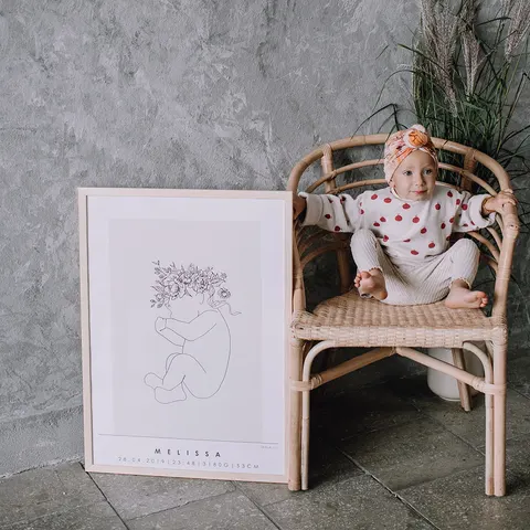 Metryczka #15 / Minimal Line - Klaudia Mączka-Rzewuska