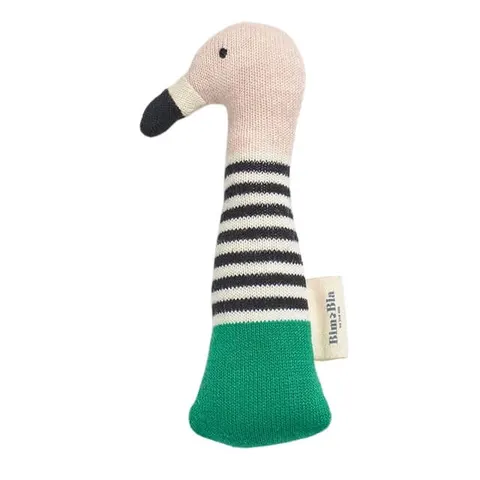Miękka grzechotka - striped flamingo / Bim Bla