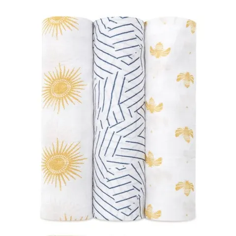 Otulacz bambusowy Golden Sun 3 szt. / aden+anais