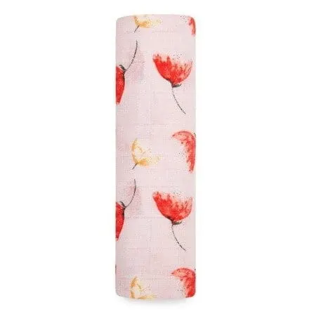 Otulacz muślinowy Picked Poppies / aden+anais