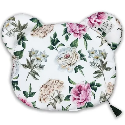 Płaska poduszka bambusowa MIŚ - Vintage Flowers / Cosy Cott