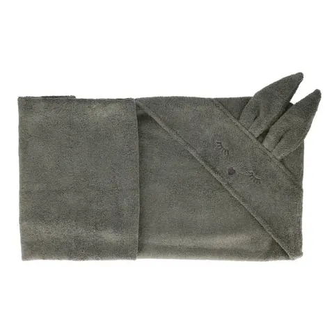 Bambusowy ręcznik khaki Króliczek / Samiboo