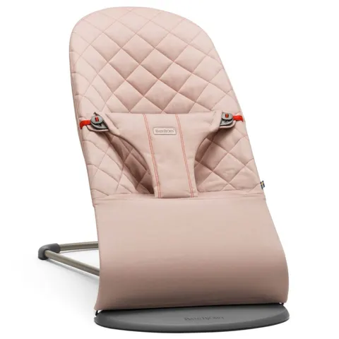 BABYBJORN - leżaczek BLISS COTTON, dusty pink