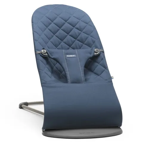 BABYBJORN - leżaczek BLISS COTTON, Midnight blue