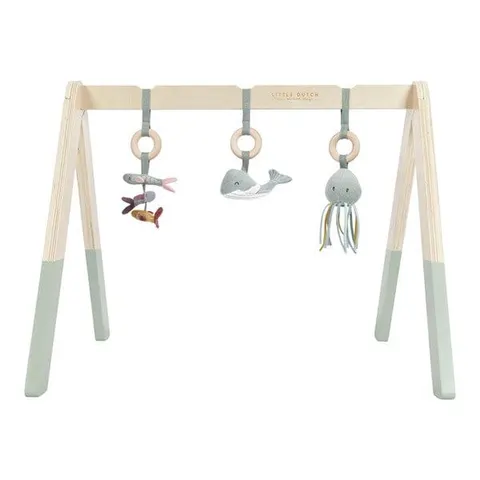 Baby gym - pałąk interaktywny Ocean mięta / Little Dutch