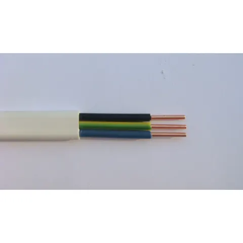 Przewód YDYp 5x1,5 żo 450/750V biały, krążek 100m; ELEKTROKABEL