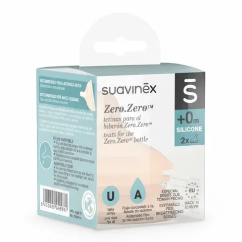 Smoczki o regulowanym przepływie do butelki ZERO / Suavinex