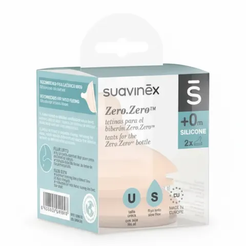 Smoczki o wolnym przepływie do butelki ZERO / Suavinex