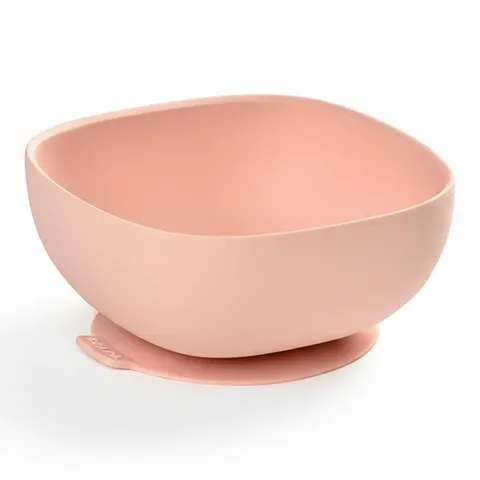 Silikonowa miseczka z przyssawką pink / Beaba
