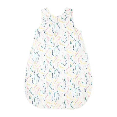 Śpiworek bambusowy letni – zig-zag / Kidspace