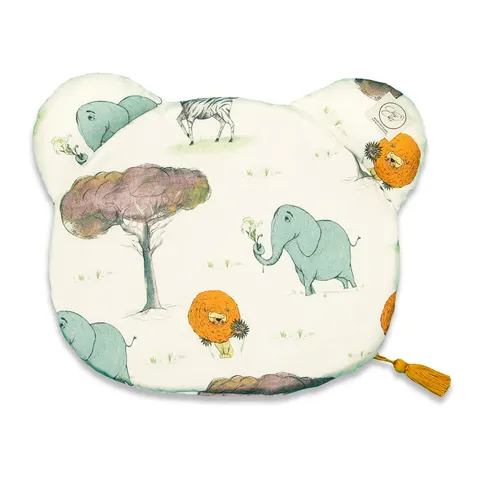 Płaska poduszka bambusowa MIŚ - Safari / Cosy Cott