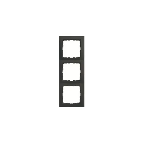 B.Kwadrat Ramka 3-krotna, antracyt mat; 5310138996, BERKER by HAGER