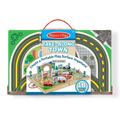 Miasto - drewniana walizka / Melissa & Doug