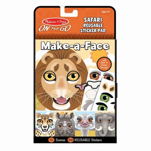 Naklejki Stwórz twarz - Safari / Melissa & Doug