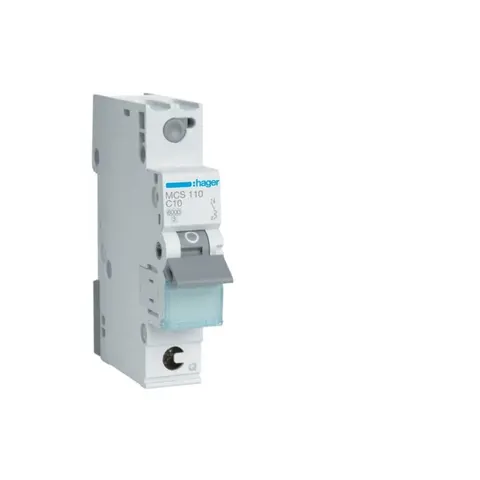 Wyłącznik nadprądowy 1P C 10A 6kA QuickConnect, MCB; MCS110 HAGER