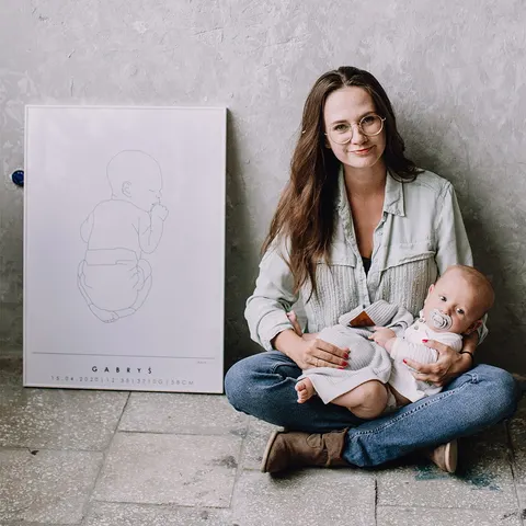 Metryczka #18 / Minimal Line - Klaudia Mączka-Rzewuska