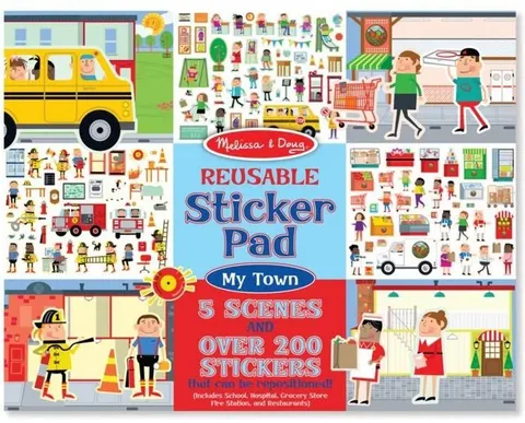 Naklejki wielokrotnego użytku - Moje miasto / Melissa & Doug