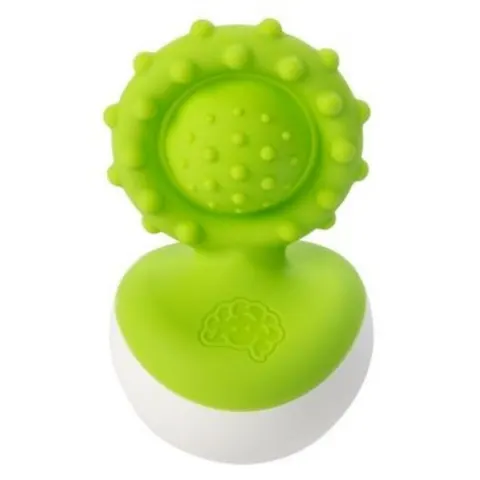 Gryzak - wańka wstańka zielony Dimpl - Fat Brain Toys