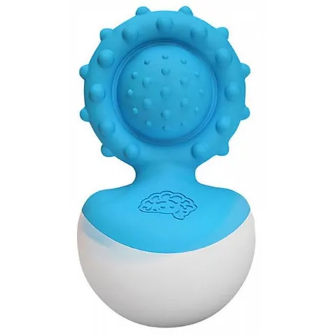 Gryzak - wańka wstańka niebieski Dimpl - Fat Brain Toys