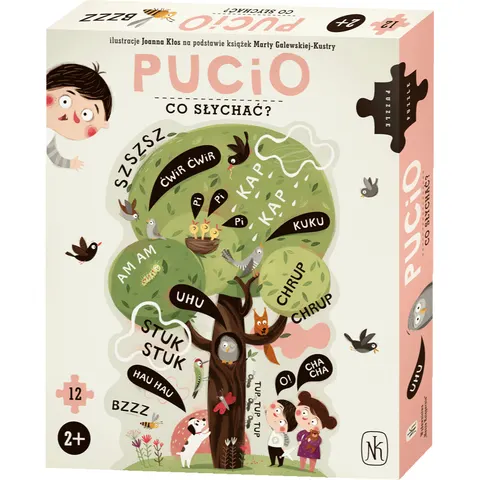 Pucio. Co słychać? - puzzle / Wydawnictwo Nasza Księgarnia