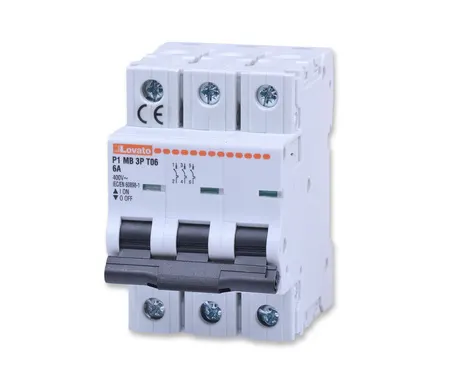 Ogranicznik mocy 3P 6A 10kA 3M, P1MB3PT06 LOVATO ELECTRIC