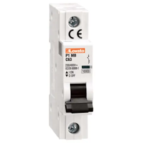 Ogranicznik mocy 1P 20A 10kA, 1M; P1MB1PT20, LOVATO ELECTRIC