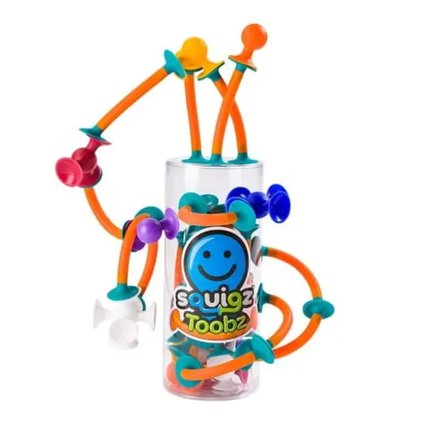 Fat Brain Toys zabawki przyssawki Toobz Squigz