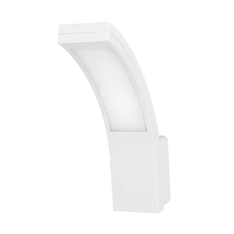 PIRYT LED 10W, oprawa ogrodowa, 800lm, IP54, 4000K, BIAŁA