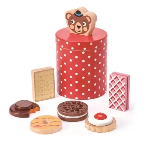 Drewniane ciasteczka w pudełku / Tender Leaf Toys
