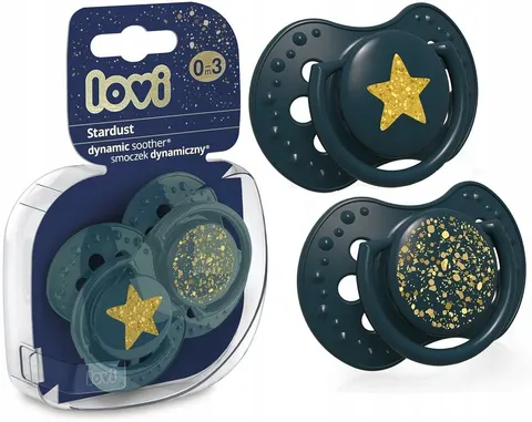 LOVI SMOCZEK DYNAMICZNY STARDUST GREEN 2 SZT 0-3 m